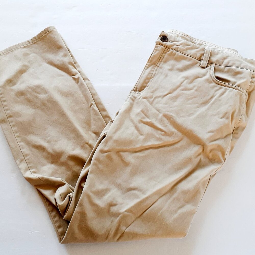 Lands End Womens Pants Khaki Size 14